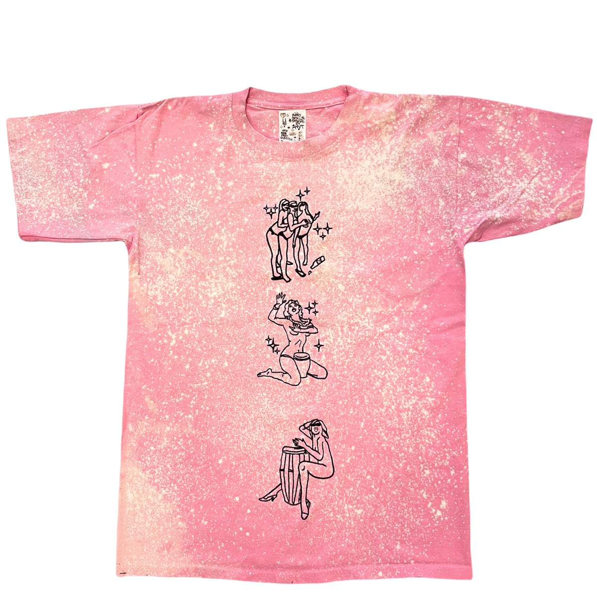 Camiseta Rosa Caveira - Congá Store